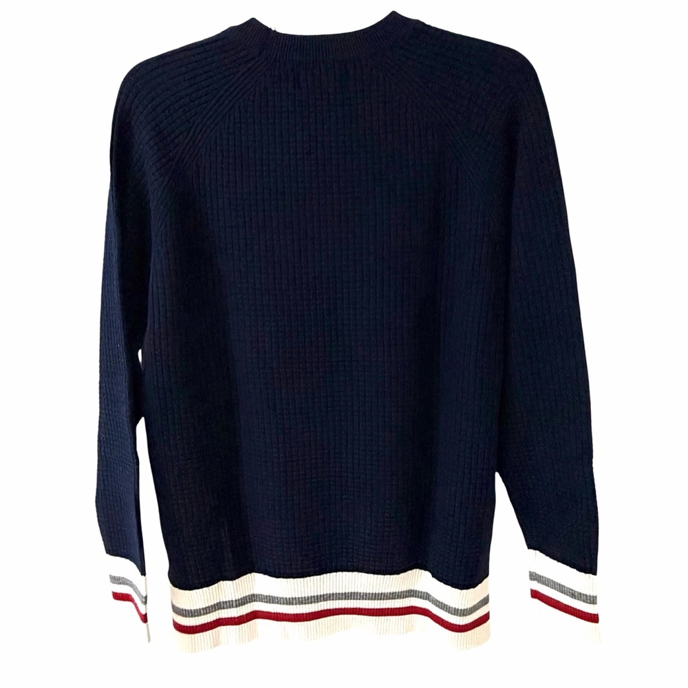 MONCLER Gamme Bleu Navy Crew Neck Sweater XL - Picture 8 of 8